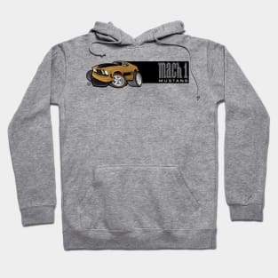 Mach 1 Gold with Black Stripe Hoodie